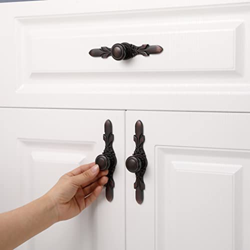 Ycsj 10 Pack Oil Rubbed Bronze Cabinet Back Plates For Knobs,5.8- Inch(148Mm) Length And Base Diameter 0.6 Inch(15Mm) Bronze Plates Hardware For Drawer Knobs Dresser Knobs #TOP5