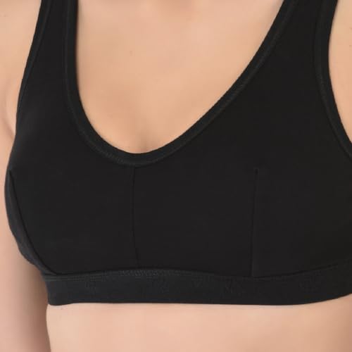 Image of Softline Butterfly Women's Cotton 1064 Sports Bra