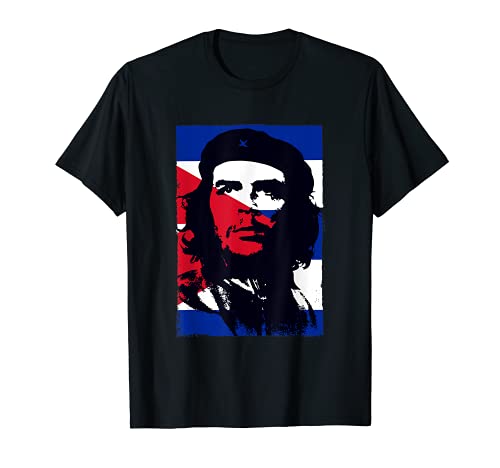 Che Guevara Guerilla Cuba Flag History Sleeve Tee Regalo Camiseta