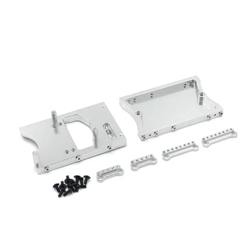 Compatible With WPL For MN D90 D91 D96 D99 MN90 For MN99S 1/16 1/12 RC �J�[�p�[�c���^���t�����g���A�X�e�A�����O�T�[�{�}�E���g�u���P�b�g�r�[�� �p�[�c RC�J�[(Silver)
