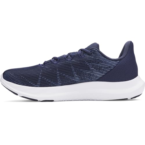 Under Armour Scarpe da Corsa Speed Swift per Bambini, Blu Marino Lavato Nero Alta Vis Giallo, 40.5 EU