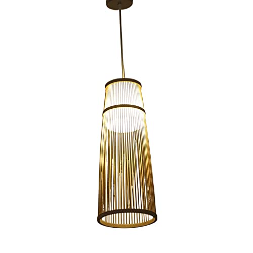 Chandelier en bambou décoratif chinois pour intérieur moderne