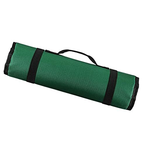RMWHGDUL Bolsa de Almacenamiento Enrollable Profesional para Chefs, Estuche Portátil Hecho a Mano, Bolsa de Transporte O para Entusiastas Culinarios, Verde