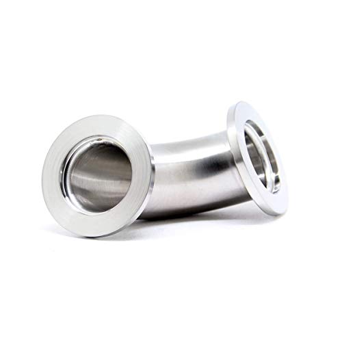 Image of QiiMii KF-25 Elbow 90 Degrees Vacuum Fittings Stainless Steel 304 Fits 1.57 inch Tri Clamp