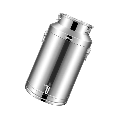 Bidon à lait en acier inoxydable de 64 L pour éviter les pertes