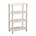 FJYDBTWJ Stojaki Na Buty Organizator, 4-Warstwowa Półka Łazienka Rack Stojaki Na Buty Stojaki Do Przechowywania Balkon Szafka Buta Collect Sundries Stoisko Półka/Biały/Mały