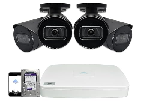 8MP 4K Security Camera System w/ 4K (8MP) 8ch POE NVR, 4K...