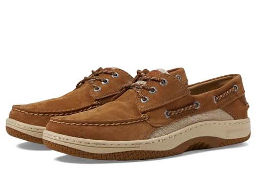 Sperry Mens Shoes Billfish 3-Eye Tan Nubuck