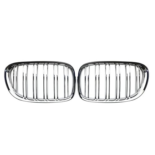 Grille calandre BMW F01 F02 Série 7 2009-2015 double lamelle chrome 51117184151
