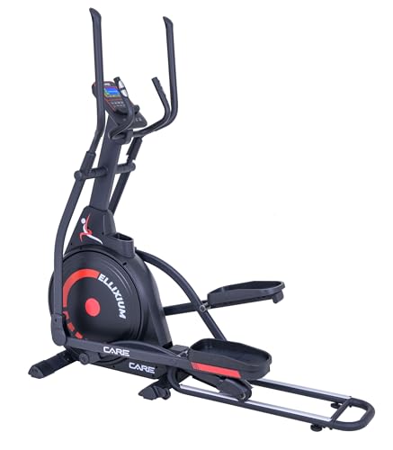Care Fitness - Vélo Elliptique - ELLIXUM FD - 23 Programmes - Masse d'intertie 16Kg - Système de Pliage Ingénieux - Semelles Antidérapantes - Système de Résistance Magnétique Fluide et Silencieux