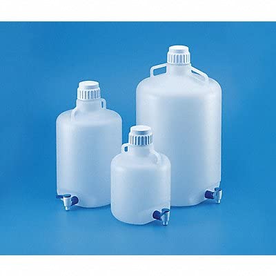 Carboy, Stopcock, 13.20 gal, LDPE