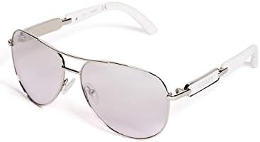 GUESS Factory Mirrored Tinted Aviator Sunglasses for Women, one s...
