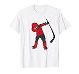 Eishockeyspieler Geschenk Dabbing Hockey T-Shirt