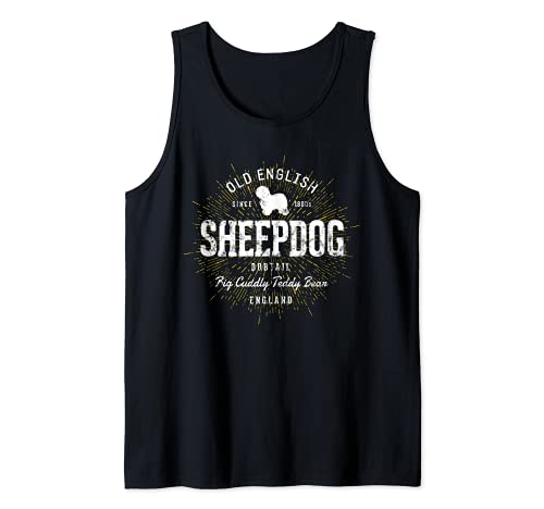 Old English Sheepdog para los amantes del perro bobtail Camiseta sin Mangas