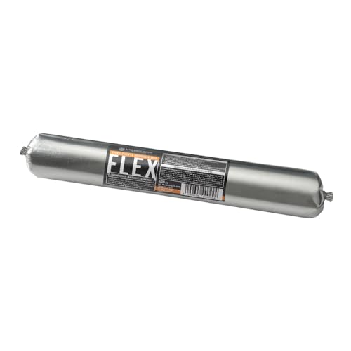 EPDM Kleber FLEX - Anschlusskleber für EPDM Dachfolie - Wasserdicht dauerelastisch von -40C bis +200C UV- & witterungsbeständig - MS Polymer Kleber - schwarz (600ml Schlauchbeutel)
