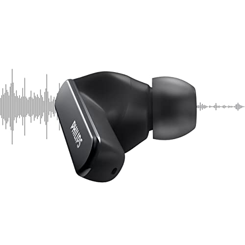 Philips Audio TAT5506BK Écouteurs sans Fil réduction du Bruit Pro étui de Chargement sans Fil Pratique écouteurs Intra Auriculaires avec Double Micro Bluetooth durée d'écoute de 32 Heures - vue 4