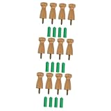 Support mural en bois : surface arrondie polie à la main, ne vous grattera pas les mains lors de l'installation de l'utilisation.