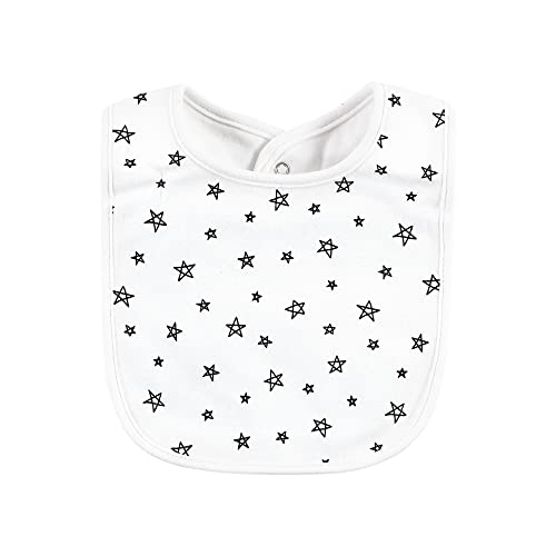 Image of Hudson Baby Unisex Baby Cotton Bibs, Mom Dad Moon And Back, One Size