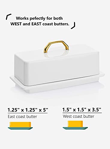 Sweese 307.101 Porcelain Butter Dish Sweese 327.101 Butter Dish, White #TOP5