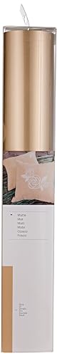 Image of Cricut Iron On | Gold | 61cm (24 inch) | Heat Transfer Vinyl Roll (HTV) | For use with all Cricut Cutting Machines