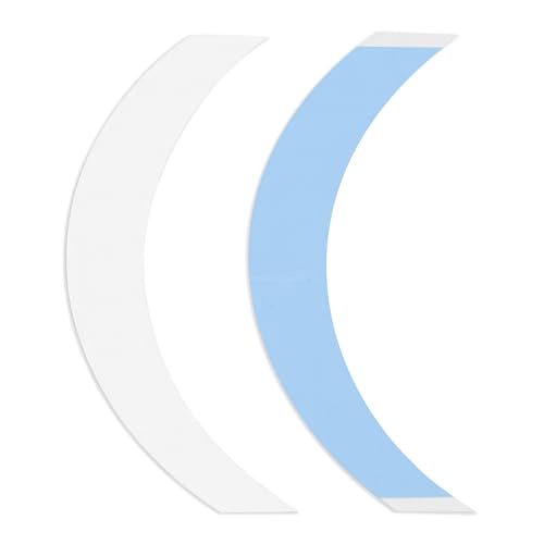 Walker Tape Blue Liner Lace Front Support Tape CC Contour 5" Super Wide Tabs, Double Sided Wig Tape for Lace Wigs, Toupees, and Tape in Hair Extensions Human Hair, No-Shine Hairpiece Tape, 24 Pieces