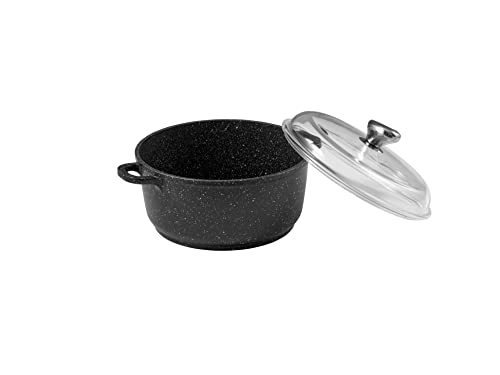 Pradel Excellence - 52399M - Faitout 24 cm 'Façon Pierre' en Fonte Aluminium, tous Feux dont...