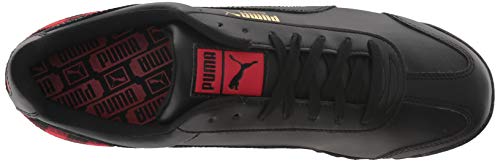 puma roma leather flannel