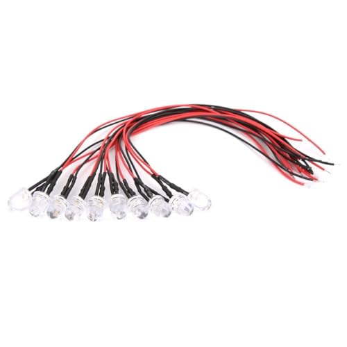 50  12V 8mm N}`bN LED vr[YACWP[^[ANZT[_CI[hAYƗpidqi 20CM 26AWG A}`J[IvV (F)