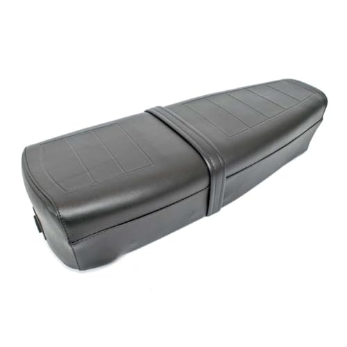 SELLA NERA LUNGA BIPOSTO COMPATIBILE CON VESPA PK 50 / 125 S XL RUSH TELAIO IN FERRO