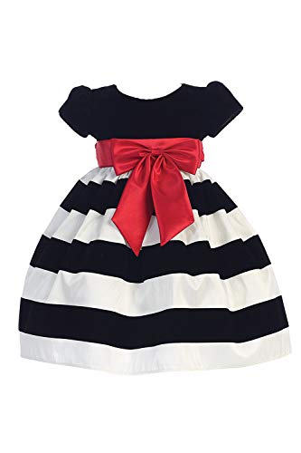 Pink Princess Girls Black And White Dress Christmas Dresses Baby Girls Black Velvet Dress Toddler Girl Vestido Niña Navidad Size 6 Months #TOP14