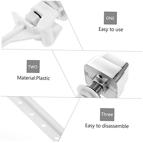 BESTonZON Interruptor Lateral Do Vaso Sanitário 4 Peças Botão De Reparo Kit De Substituição Do Tanqu
