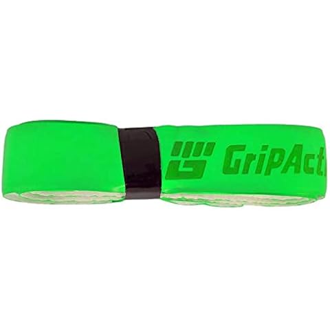 GripActive Self-adhesive Grip Tape for Hurling Sticks Badminton Squash Tennis racquet Sticks Anti-slip and Absorbent Grip (Green) Cover
