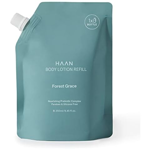 HAAN Moisturizing Body Lotion For Men and Women | Healthier, Smoother, and Softer Skin | Paraben & Silicon Free | Hydrating Body Lotion for all skin types. Forest Grace - Refill (8.5 Fl. Oz.) Cover