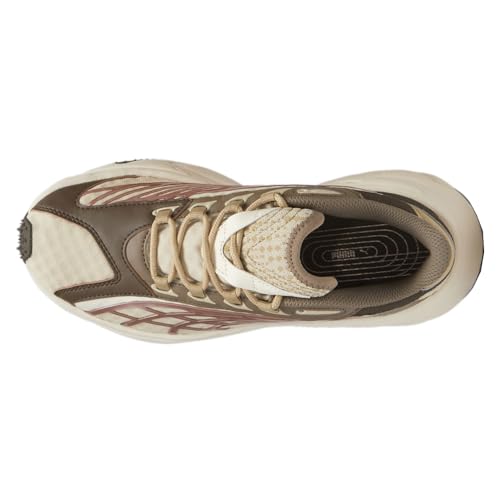 PUMA Womens Spirex Squadron Metallic Lace Up Sneakers Shoes - Brown4