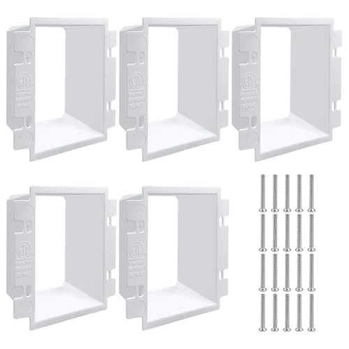 Kznifmk Extensor de Caja de de Corriente BE2, Extensor de Caja de un Solo Grupo, Extensor de Caja Eléctrica, Accesorios de de Interruptor de Alimentación de 2 Grupos