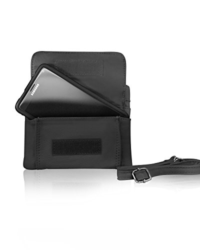 Roma Leathers Motorcyclist Fanny Pack - Four Main Compartments, Shoulder Strap - Black - Thumbnail 2