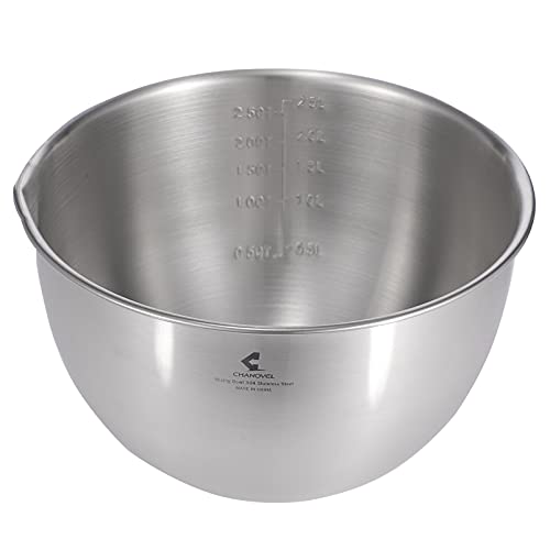 Happyyami Stainless Steel Pot Japanese Soup Bowl Mixing Bowl with Spout Stainless Steel Bowl Dough Mixing Bowls Metal Mixing Bowls Stainless Steel Baking Pan Storage Bowl Vegetable Bread