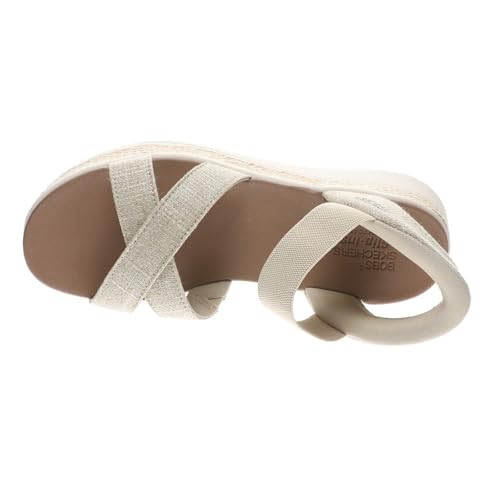 Image of Skechers BOBS Sun Ray-Bright Take Women's Sandal, 8.5 C /D US, Natural