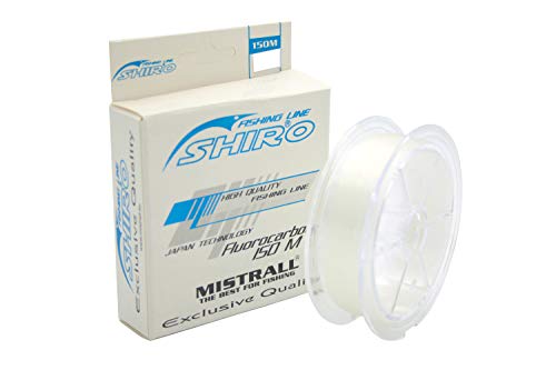 Mistrall 150m Angelschnur Shiro Fluorocarbon Coated 0,12-0,35mm stark! (0,24mm / 8,20kg)