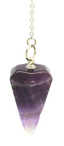 TANGLZ péndulo amatista con plata y piedra protectora entrega gratuita y seguimiento