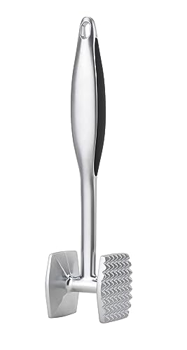 Image of Meat Tenderizer Meat Hammer Mallet Tool Pounder For Tenderizing Steak Beef And Poultry. With Rubber Comfort Grip Handle.Dishwasher Easy