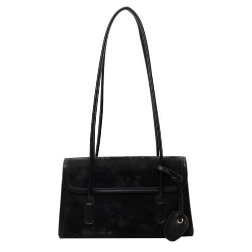 Women's large-capacity underarm bag PU leather solid color underarm bag