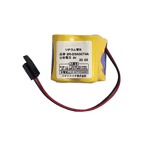 HIGHAKKU Batteria di ricambio A98L-0031-0025, BR-2/3AGCT4A, compatibile con Panasonic Allen-Bradley SLC-500, MicroLogix 1400, MicroLogix 1500, 2900 mAh Rechange Remplacement