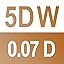 0.07-D-5D W-DARK BROWN 0.07-D-5D W-DARK BROWN