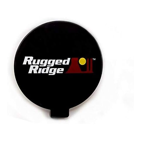 Rugged Ridge 15210.57 6" Black Slim Light Cover Cover