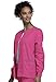 Cherokee Women's Snap Front Warm Up Jacket, Shocking Pink, X-Large