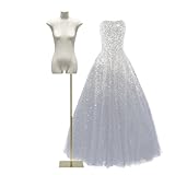 2 estilos de bases disponibles: maniquí femenino y la base está hecha de metal que agrega estabilidad. Nuestros maniquíes están disponibles en 2 bases, que incluyen A (base cuadrada), B (base de trípode), tapete antideslizante en la parte inferior for evitar rayar el piso, ideal for exhibir todo tipo de ropa