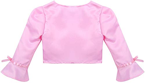 Image of PINK WINGS Girls Satin Shrug