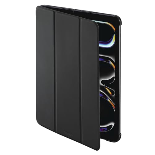 Hama Fold Coque pour Apple iPad Pro 13" (24) - Housse Fonction Chevalet, Compartiment pour Stylet, Protection Fermeture Magnétique - Noir