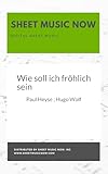  Wie soll ich fröhlich sein (English Edition)